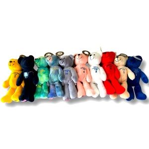 10 NWT The Authentic Collectible State Quarter Bears 1999 & 2000